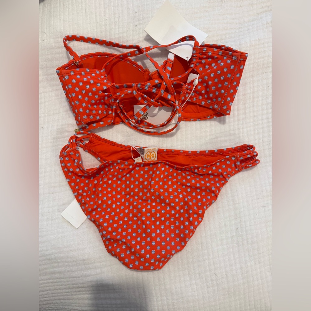 Tory Burch Coral Bikini NWT - Picture 2 of 3